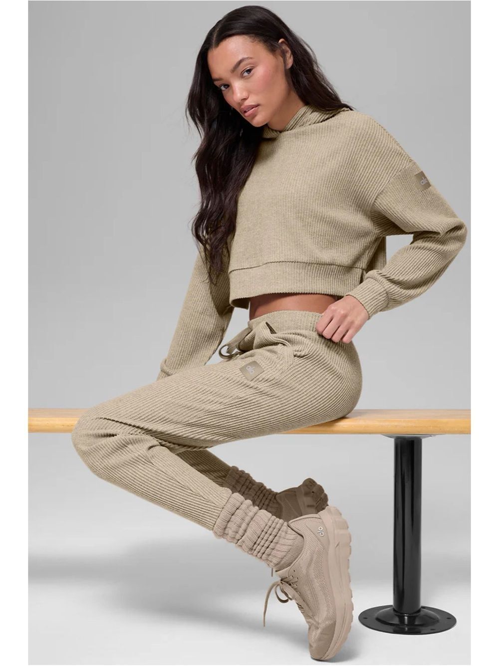 ALO Yoga Muse Hoodie Jogger Set